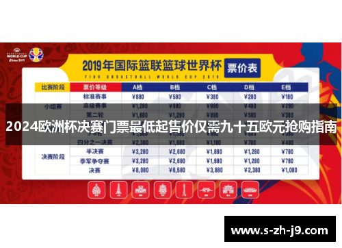 2024欧洲杯决赛门票最低起售价仅需九十五欧元抢购指南 2024欧洲杯决赛门票最低起售价仅需九十五欧元抢购指南